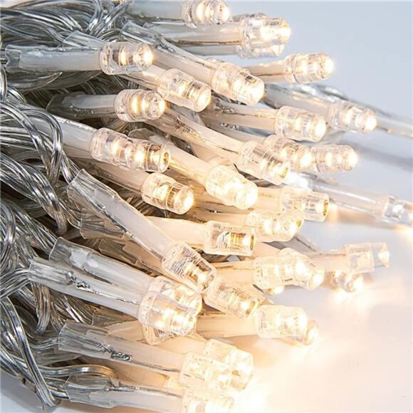 400 LED String Light, 141.1Ft String Light 8 Modes Plug-in Waterproof Mini Light - Picture 3 of 7